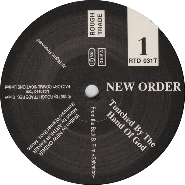 New Order : Touched By The Hand Of God (12")