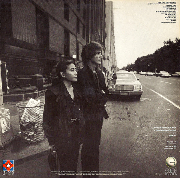 John Lennon / Yoko Ono* : Double Fantasy (LP, Album)
