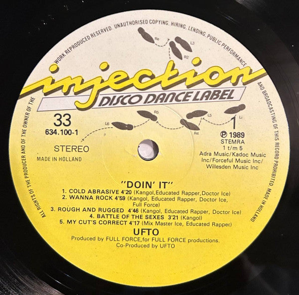 UTFO : Doin' It (LP, Album)