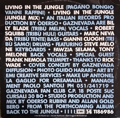 Gaznevada : Living In The Jungle (12", Single)