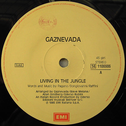 Gaznevada : Living In The Jungle (12", Single)