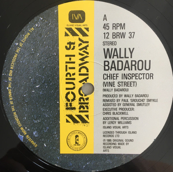 Wally Badarou : Chief Inspector (12", Single)