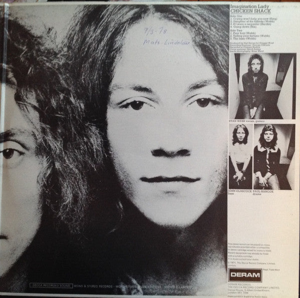 Chicken Shack : Imagination Lady (LP, Album, RP, Gat)
