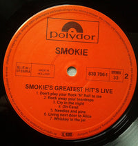 Smokie : Greatest Hits Live (LP, Album)