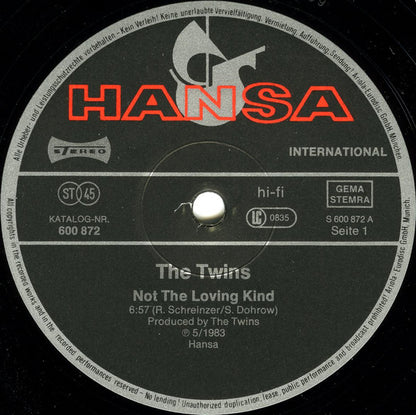 The Twins : Not The Loving Kind / Men Of Destiny / The Loving Dub (12", Single)