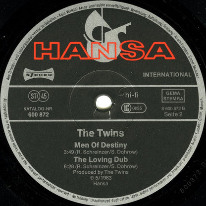 The Twins : Not The Loving Kind / Men Of Destiny / The Loving Dub (12", Single)