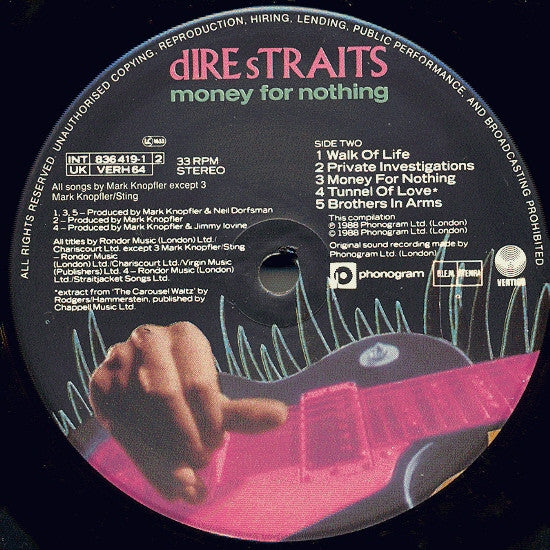 Dire Straits : Money For Nothing (LP, Comp)