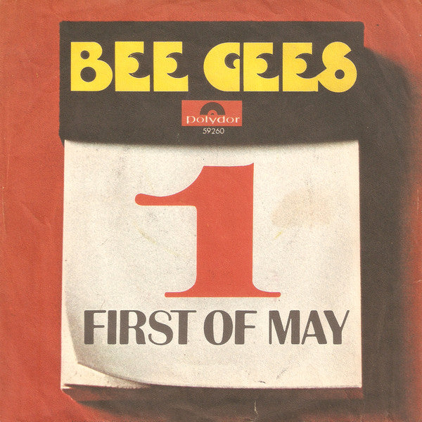 Bee Gees : First Of May (7", Single, Mono)