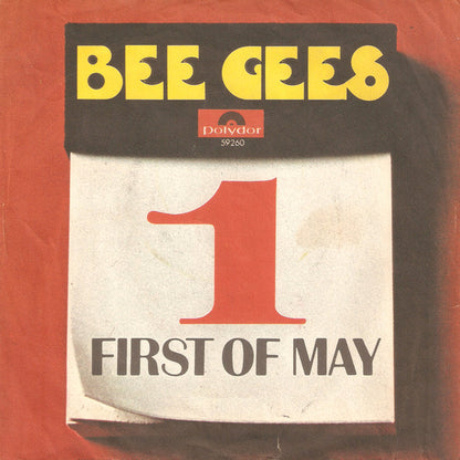 Bee Gees : First Of May (7", Single, Mono)