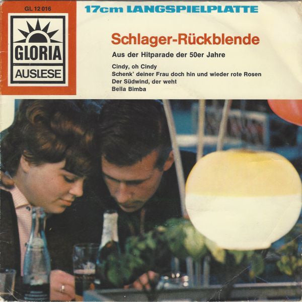Various : Schlager-Rückblende (Aus Der Hitparade Der 50er Jahre) (7", EP)