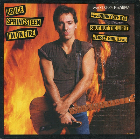 Bruce Springsteen : I'm On Fire (12", Maxi)