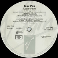 Iggy Pop : Lust For Life (LP, Album, RE)