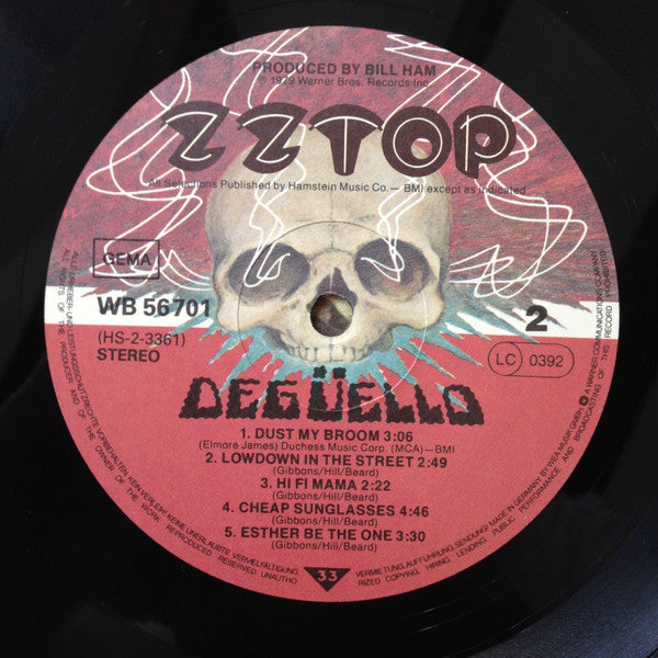 ZZ Top : Degüello (LP, Album, RE)