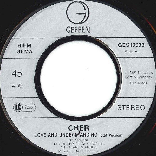 Cher : Love And Understanding (7", Single)