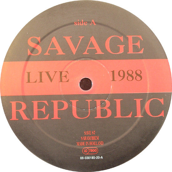 Savage Republic : Νηπιαγωγείον (Live In Europe 1988) (LP, Album)