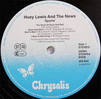 Huey Lewis And The News* : Sports (LP, Album)