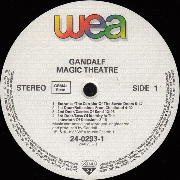 Gandalf : Magic Theatre (LP, Album)