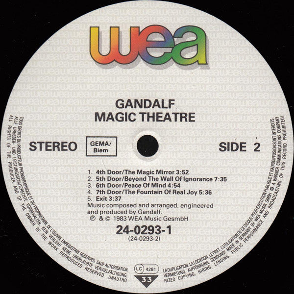 Gandalf : Magic Theatre (LP, Album)