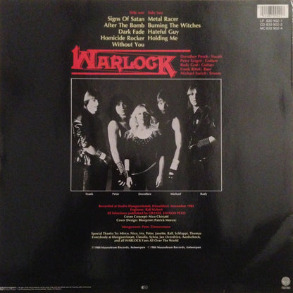 Warlock (2) : Burning The Witches (LP, Album, RE)