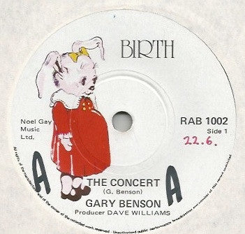 Gary Benson : The Concert (7", Single)