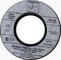 Modern Talking : Jet Airliner (7", Single)