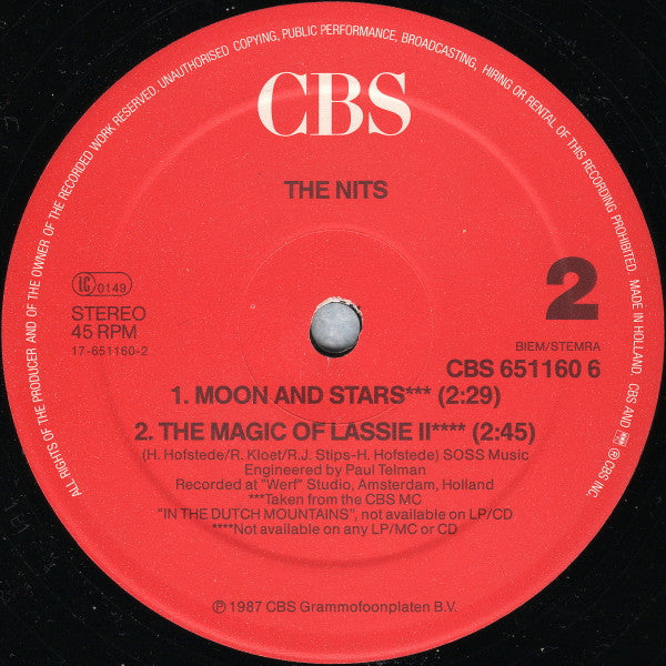 The Nits : In The Dutch Mountains (12", Maxi)