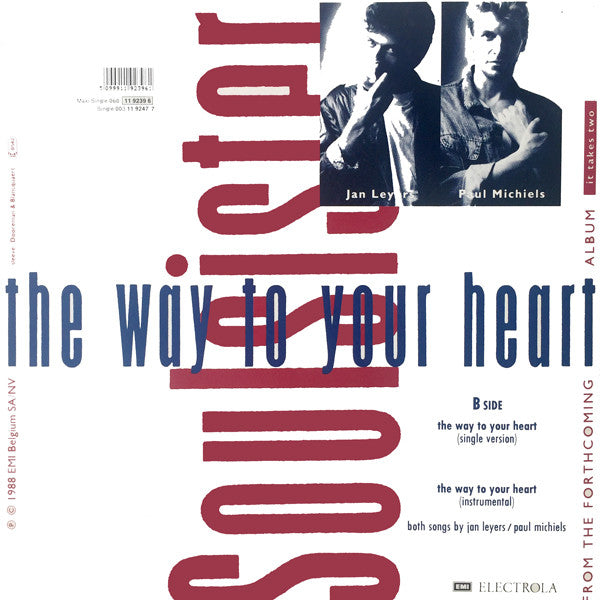 Soulsister : The Way To Your Heart (12", Maxi)