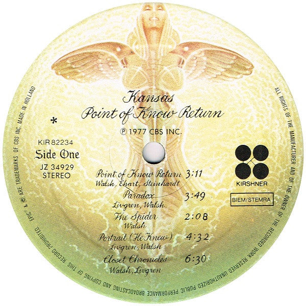 Kansas (2) : Point Of Know Return (LP, Album)