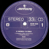 Rush : A Farewell To Kings (LP, Album, RE, Gat)