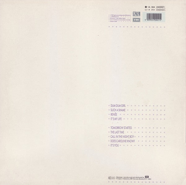 Talk Talk : It's My Life (LP, Album, Bla)