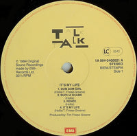 Talk Talk : It's My Life (LP, Album, Bla)