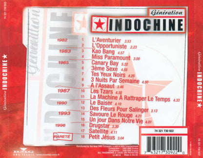 Indochine : Génération Indochine (CD, Comp)