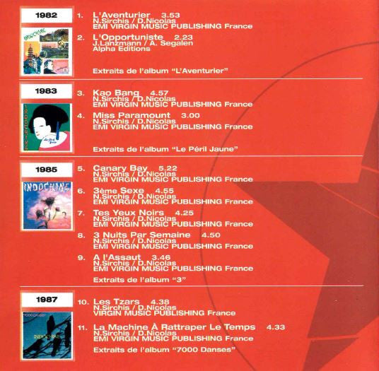 Indochine : Génération Indochine (CD, Comp)