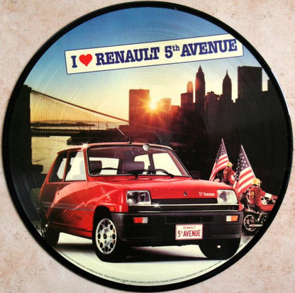 Unknown Artist : I Love Renault 5th Avenue (LP, Pic)