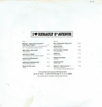 Unknown Artist : I Love Renault 5th Avenue (LP, Pic)