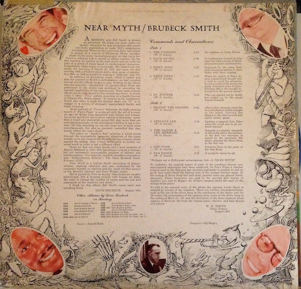 Dave Brubeck Quartet* / Brubeck* - Smith* : Near-Myth (LP, Album, Blu)