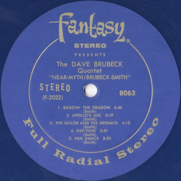 Dave Brubeck Quartet* / Brubeck* - Smith* : Near-Myth (LP, Album, Blu)
