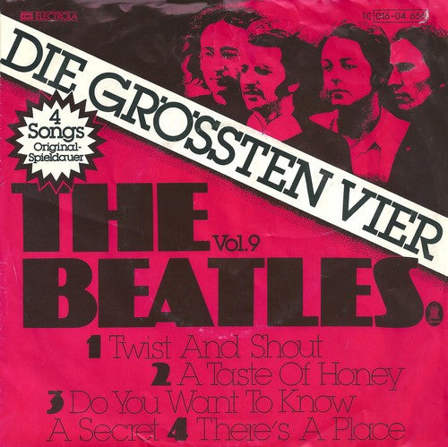 The Beatles : Die Grössten Vier Vol. 9 (7", EP, Mono)