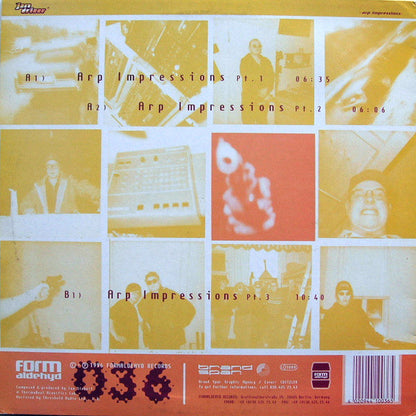 Jan Driver : Arp Impressions (12")