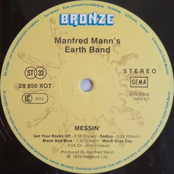 Manfred Mann's Earth Band : Messin' (LP, Album, RE)