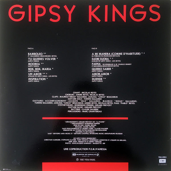 Gipsy Kings : Gipsy Kings (LP, Album)