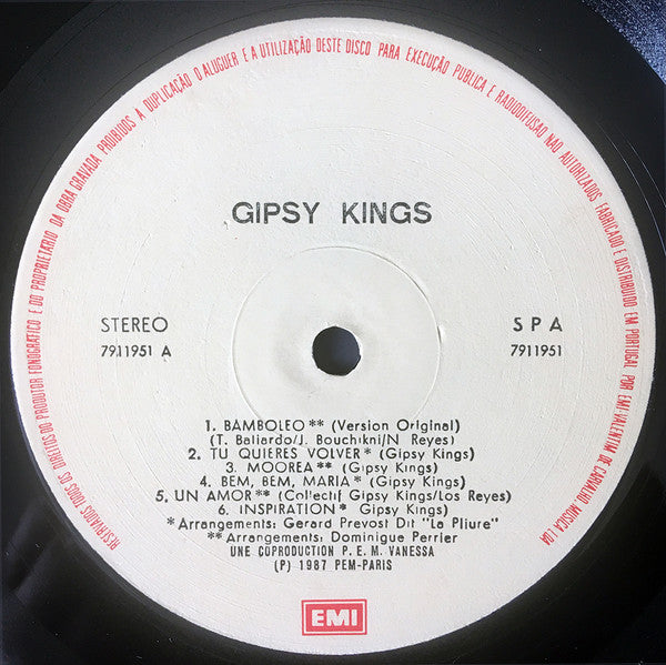 Gipsy Kings : Gipsy Kings (LP, Album)