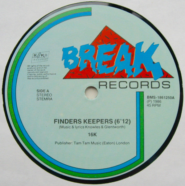 16K : Finders Keepers (12")
