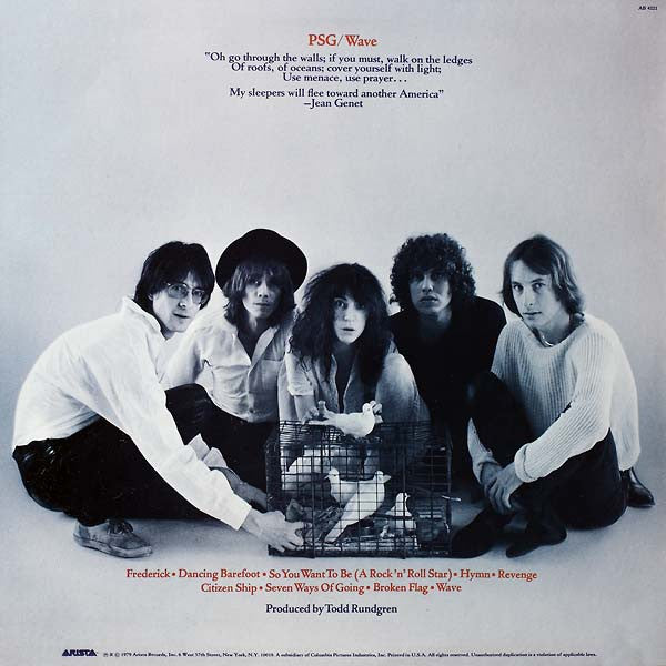 Patti Smith Group : Wave (LP, Album, Ter)