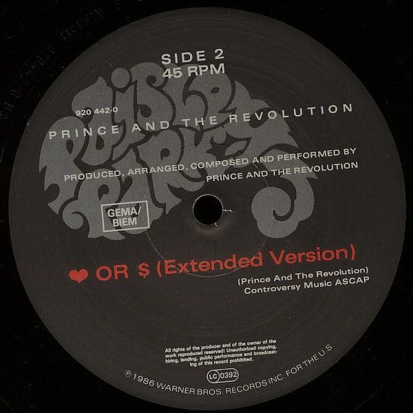 Prince And The Revolution : Kiss (12", Maxi, RE, Glo)