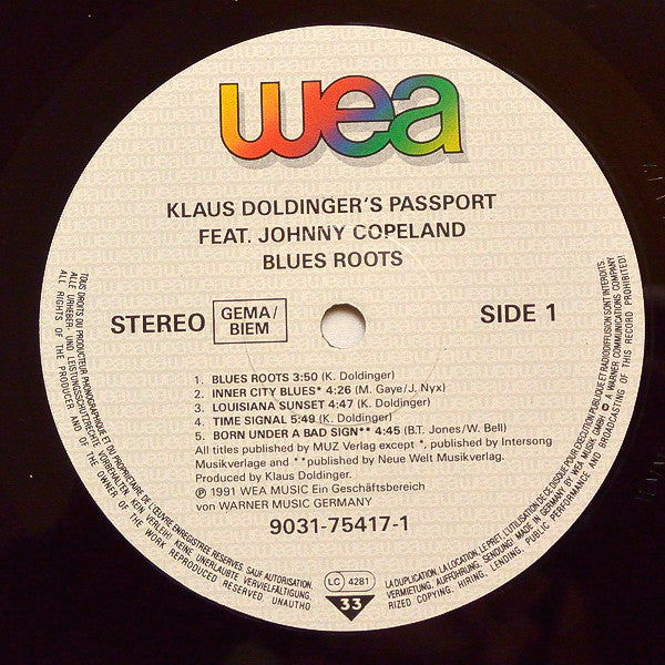 Klaus Doldinger's Passport* : Blues Roots (LP, Album)