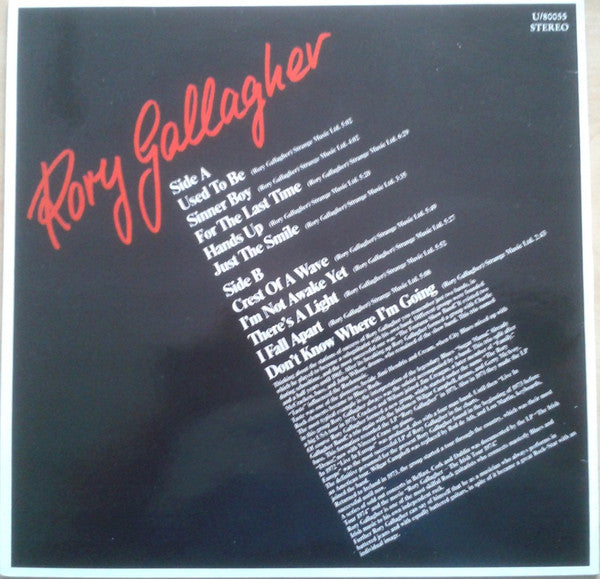 Rory Gallagher : Between Belfast And Dublin (LP, Comp)