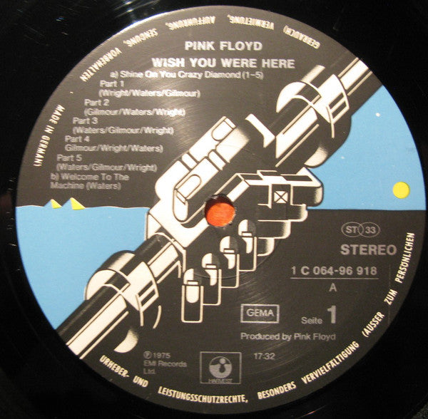 Pink Floyd : Wish You Were Here (LP, Album)