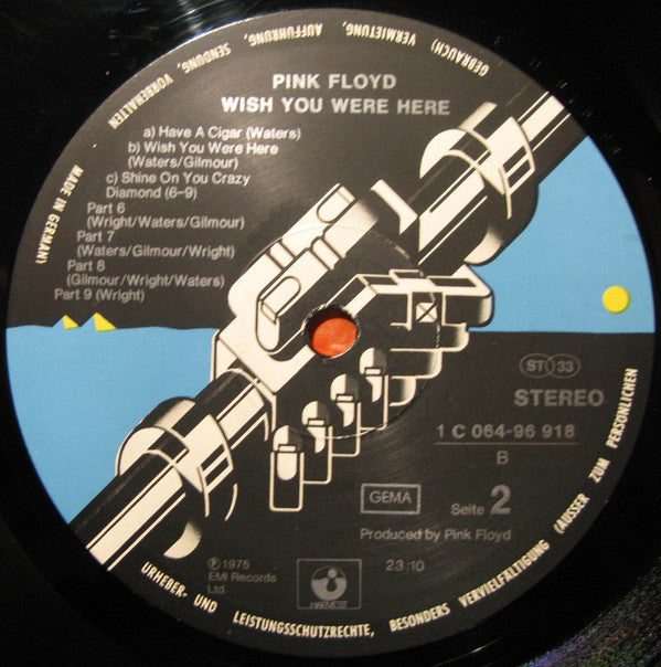 Pink Floyd : Wish You Were Here (LP, Album)