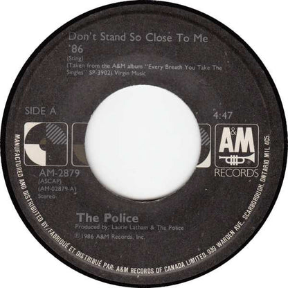 The Police : Don't Stand So Close To Me '86 (7", Single)